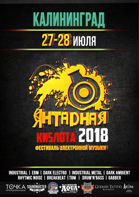 Фестиваль Янтарная киsлота 2018 Фестиваль Янтарная киsлота 2018