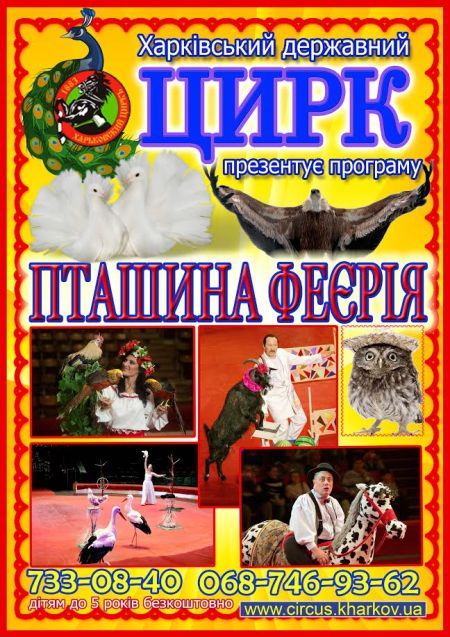 Пташина феєрія. Харьковский цирк Пташина феєрія. Харьковский цирк