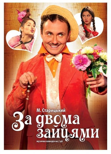 Вистава За двома зайцями. Одеський український театр ім. В. Василька Вистава За двома зайцями. Одеський український театр ім. В. Василька