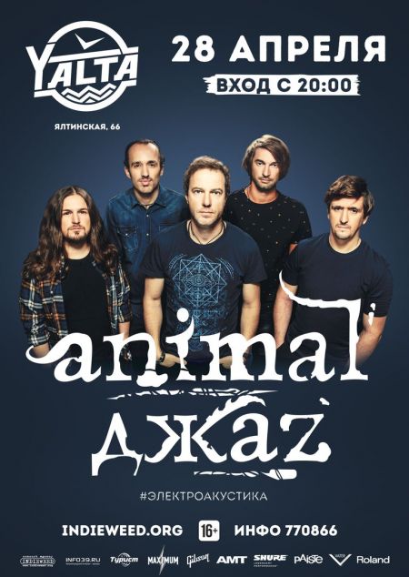 Концерт Animal ДжаZ Концерт Animal ДжаZ